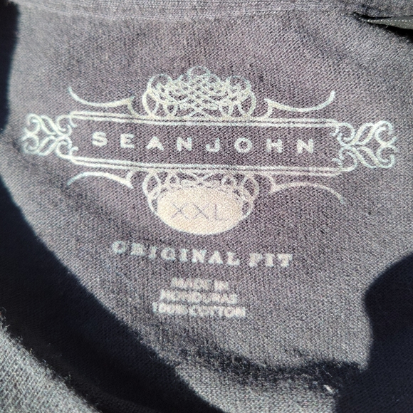 Sean John Original Fit Black & Gold Logo T-Shirt. Size- XXL - Picture 5 of 9